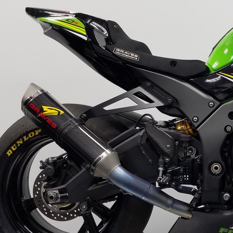 Graves Motorsports WORKS2 Carbon Full Exhaust - Kawasaki ZX-10R